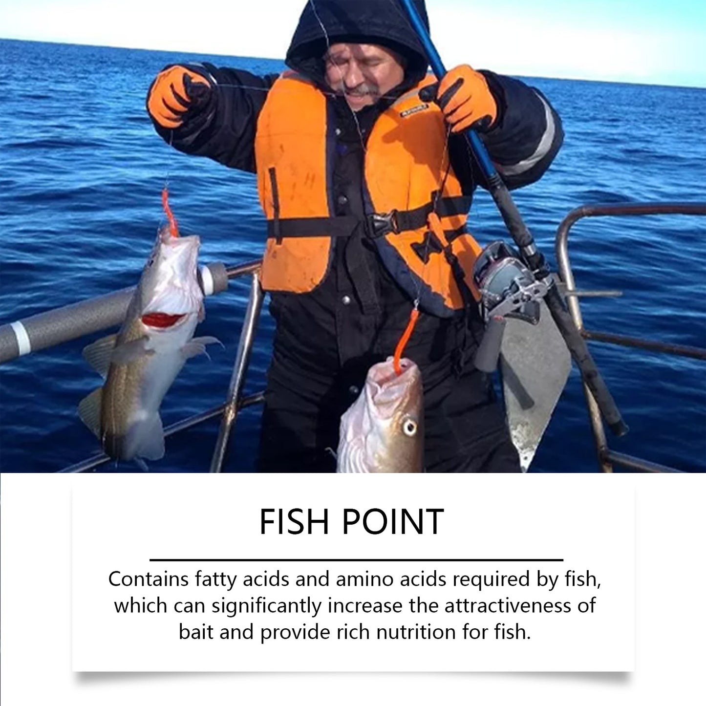 Concentrated Fish Attractant Liquid – Fast-Acting Red Worm Bait Additive for Freshwater Fishing, Enhances Scent & Improves Bite Response (100ml)-HS