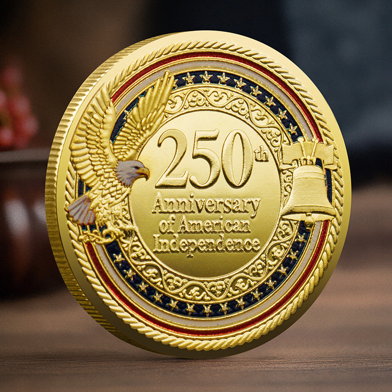 🇪🇸 Moneda de la Libertad del 250 Aniversario Un recuerdo significativo para cada estadounidense-HS