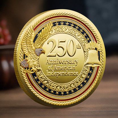 🇪🇸 Moneda de la Libertad del 250 Aniversario Un recuerdo significativo para cada estadounidense-HS