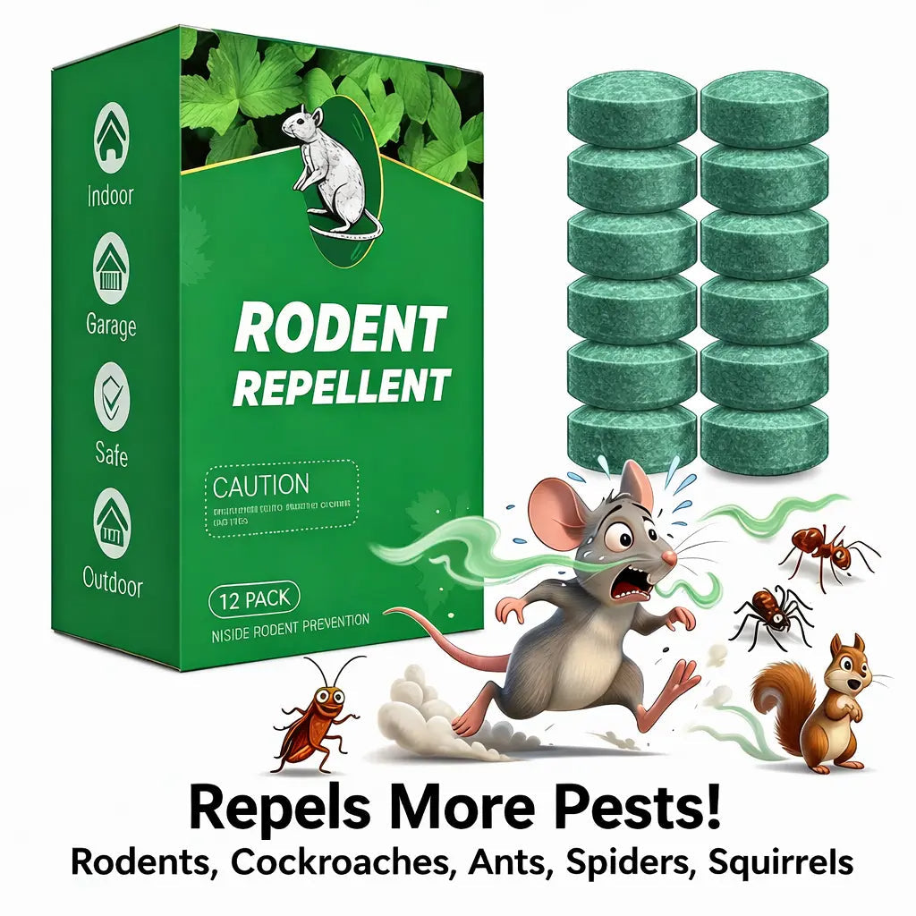 🚫🐀 Keep Rodents Away Naturally — Fresh Plant-Based Repellent Balls for Every Corner of Your Home-HS