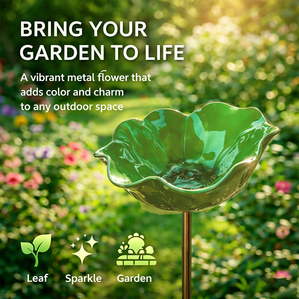 💖🎁Regalos para el Día de la Madre 2026 con 50% de descuento--🎁Estaca de jardín de flores de metal hecha a mano🐦-HS