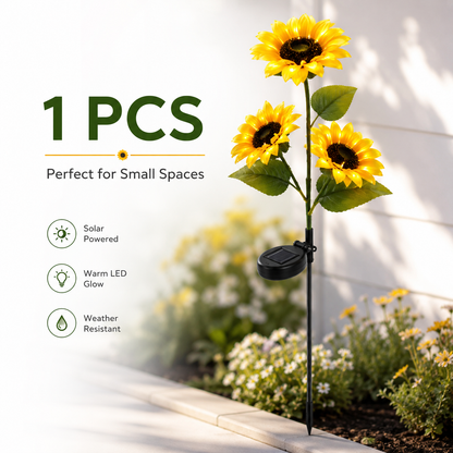 Solar Sunflower Garden Lights – Bring a Warm Nighttime Glow to Your Yard 🌻✨-LUN