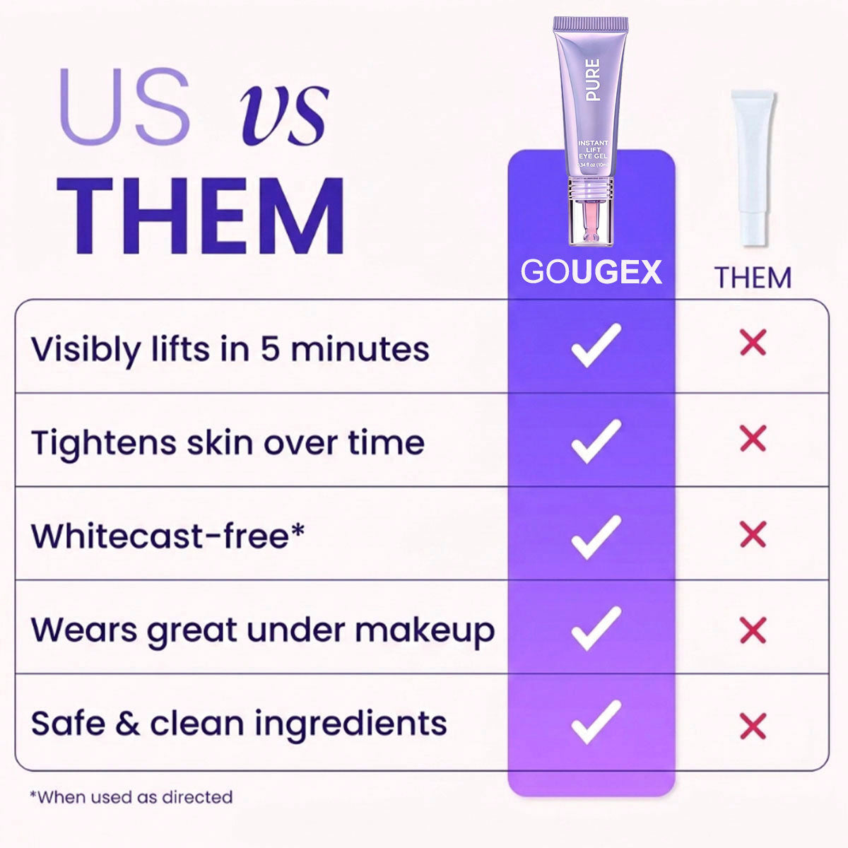 Últimas 3 horas: 60% DE DESCUENTO🔥 Gel para ojos de efecto lifting instantáneo para hinchazón, bolsas y ojeras-HS