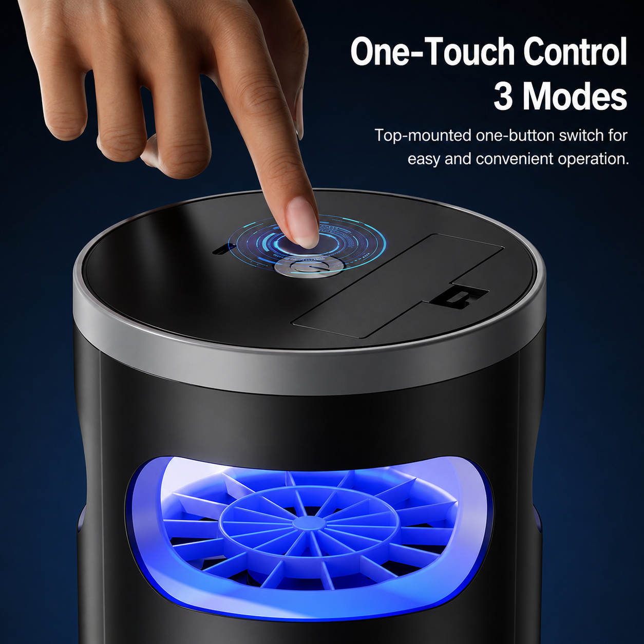 2026 Upgraded Indoor Plug-In Bug Zapper with UV Light & Suction Fan – Quiet Flying Insect Trap for Mosquitoes, Flies, Gnats, Kitchen, Bedroom & Indoor Plants-HS