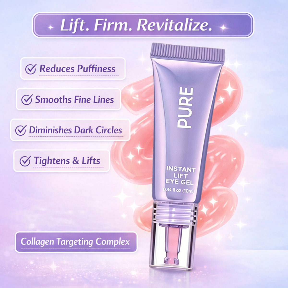 Últimas 3 horas: 60% DE DESCUENTO🔥 Gel para ojos de efecto lifting instantáneo para hinchazón, bolsas y ojeras-HS