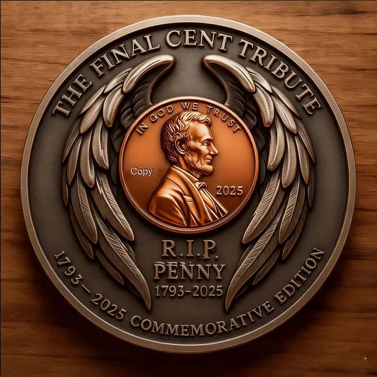 Moneda Conmemorativa Histórica, Último Homenaje 1909 Ficha Coleccionable de Último Momento, Regalo de Recuerdo de EE. UU. para Coleccionistas y Amigos-HS