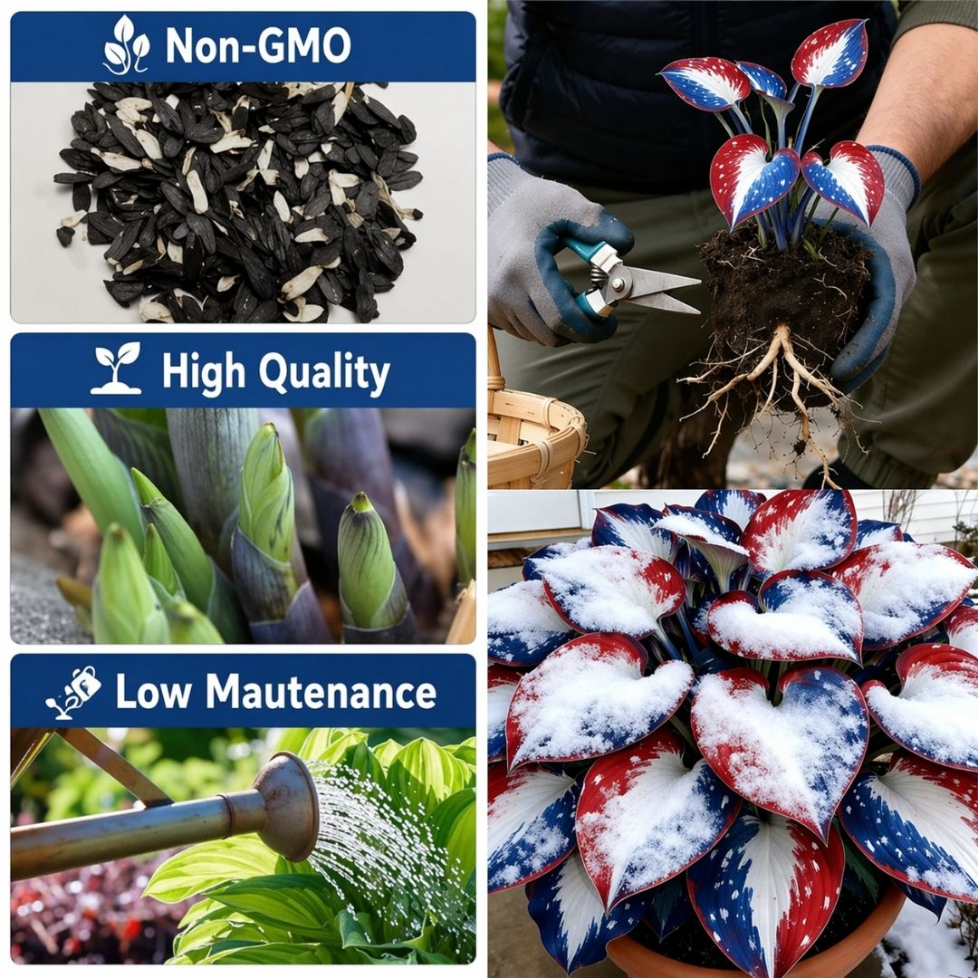 🎉Last Day Sale Off 40%🎉Celebrate America's 250th 🌱Premium Shade-Loving Hosta Seeds-HS