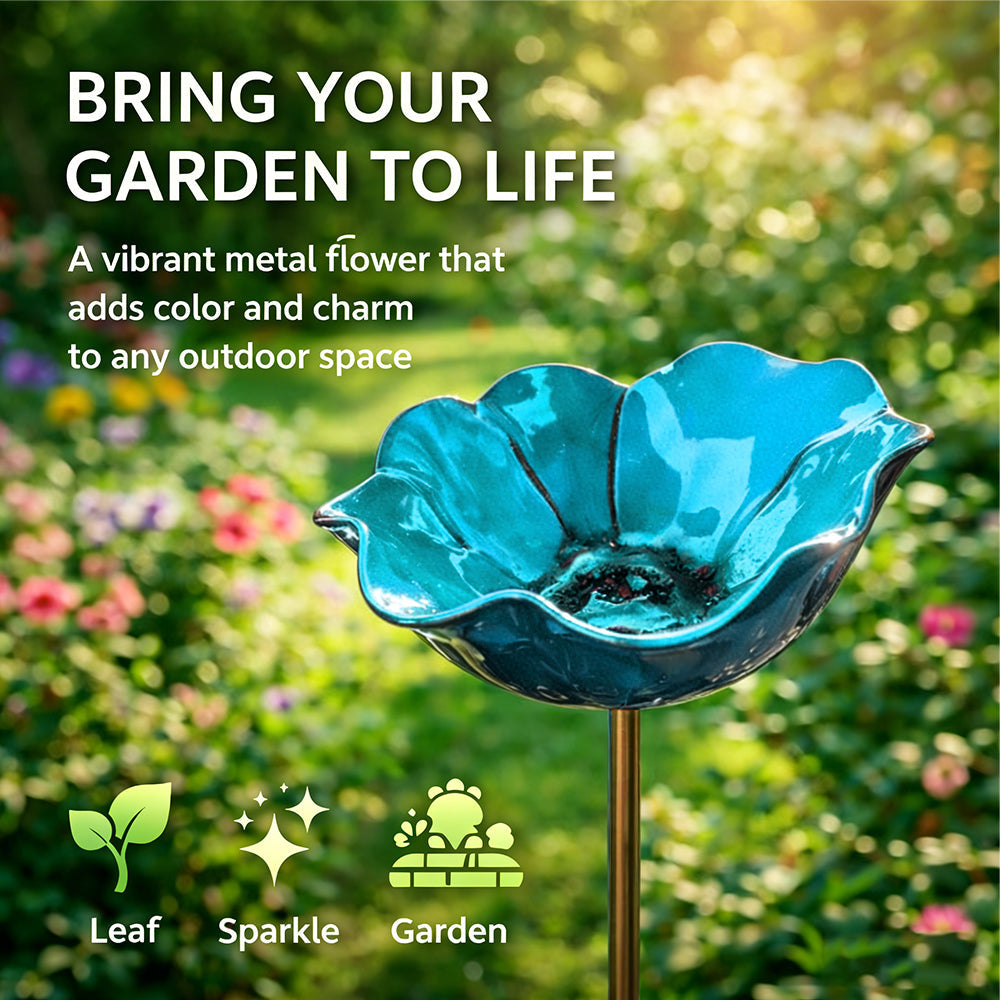 💖🎁Regalos para el Día de la Madre 2026 con 50% de descuento--🎁Estaca de jardín de flores de metal hecha a mano🐦-HS