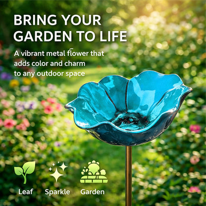💖🎁Regalos para el Día de la Madre 2026 con 50% de descuento--🎁Estaca de jardín de flores de metal hecha a mano🐦-HS