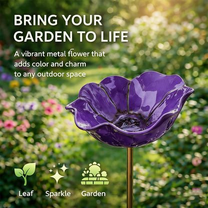 💖🎁Regalos para el Día de la Madre 2026 con 50% de descuento--🎁Estaca de jardín de flores de metal hecha a mano🐦-HS
