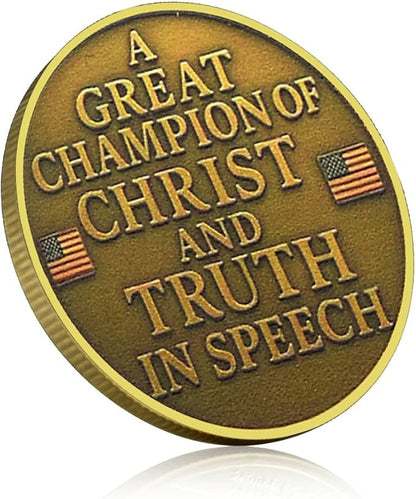 1993-2025 Martyr for Truth and Freedom | in Memory of Charlie Kirk - Limited Edition 40mm Metal Medals (Golden-1pc)-HS