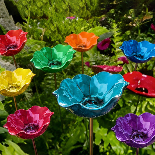 💖🎁Regalos para el Día de la Madre 2026 con 50% de descuento--🎁Estaca de jardín de flores de metal hecha a mano🐦-HS
