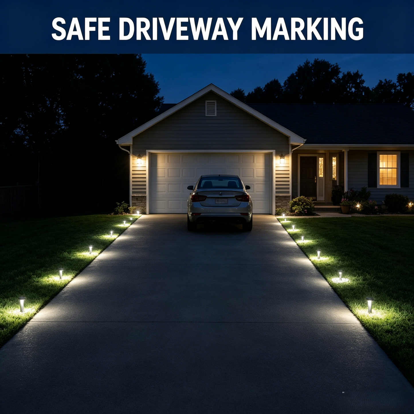 Make Your Garden Glow – Solar Ground Lights Transform Your Walkway into a High-End Runway – No Wires, No Bills! 🏡✨(50% OFF Today!)-HS
