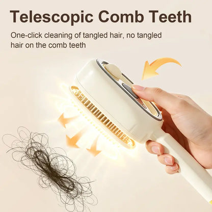 🪮✨Electric Spray Air Cushion Massage Comb | Self-Cleaning Anti-Tangle | Essential Oil Mist Hair Care Comb | Anti-Static Volumizing Aromatherapy Comb /A set to solve your hair problems-ZO