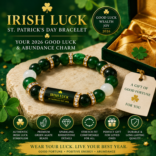 🔥Pulsera de la suerte irlandesa para el Día de San Patricio - Atrae riqueza, abundancia y es el regalo perfecto de buena suerte para 2026.-HS