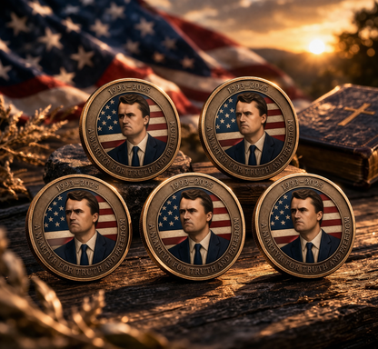 1993-2025 Martyr for Truth and Freedom | in Memory of Charlie Kirk - Limited Edition 40mm Metal Medals (Golden-1pc)-HS
