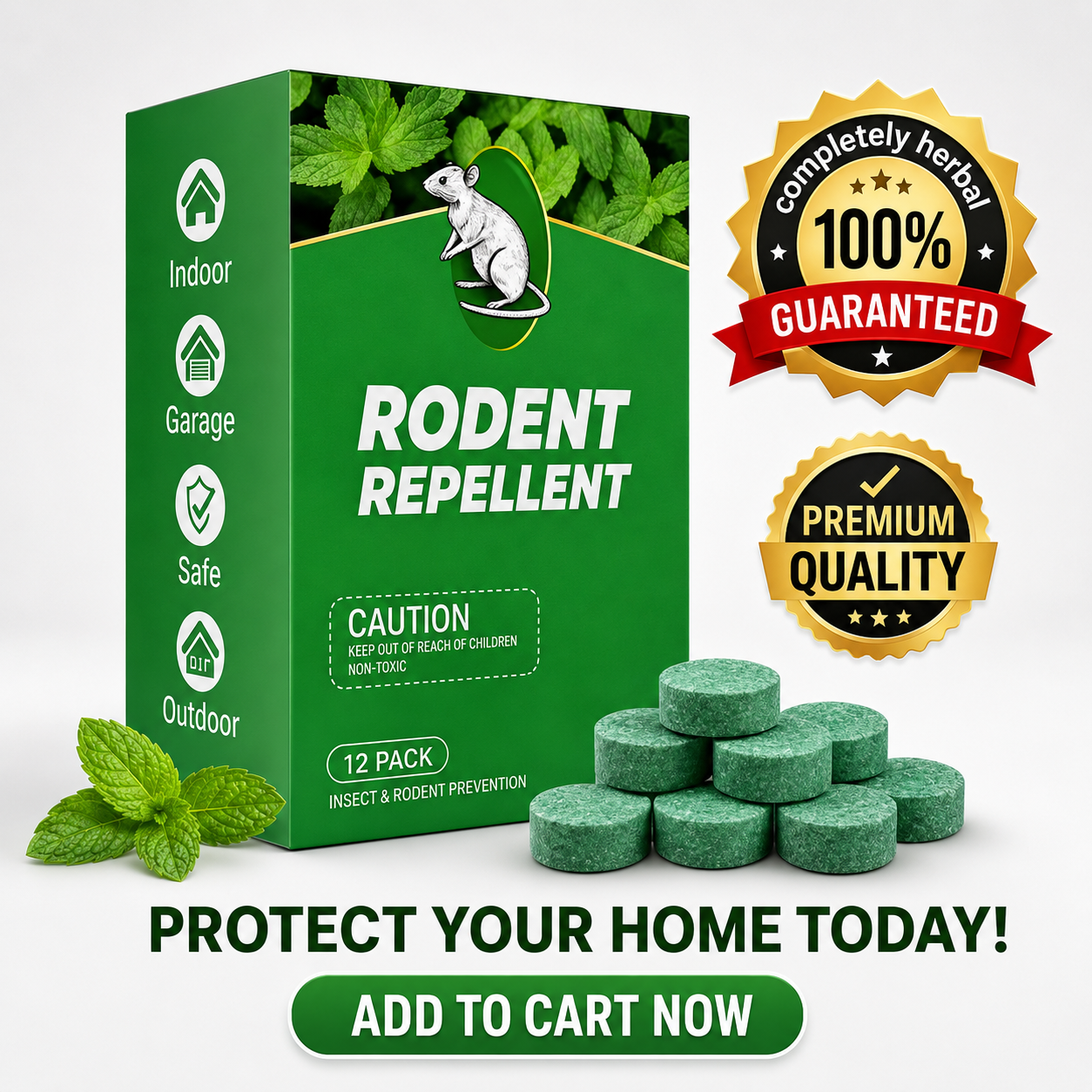 🚫🐀 Keep Rodents Away Naturally — Fresh Plant-Based Repellent Balls for Every Corner of Your Home-HS