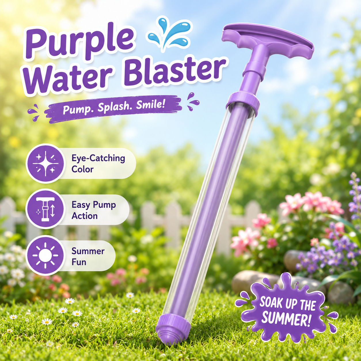 💦2026 New Model Telescopic Water Gun, Summer Outdoor Pool and Beach Water Fight Party Toy-ZO