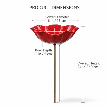 💖🎁Regalos para el Día de la Madre 2026 con 50% de descuento--🎁Estaca de jardín de flores de metal hecha a mano🐦-HS