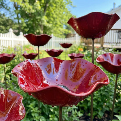 💖🎁Regalos para el Día de la Madre 2026 con 50% de descuento--🎁Estaca de jardín de flores de metal hecha a mano🐦-HS