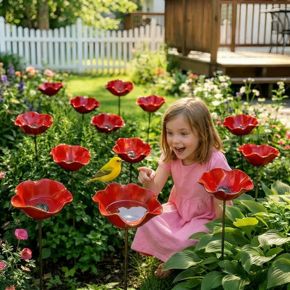 💖🎁Regalos para el Día de la Madre 2026 con 50% de descuento--🎁Estaca de jardín de flores de metal hecha a mano🐦-HS