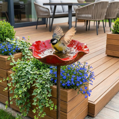 💖🎁Regalos para el Día de la Madre 2026 con 50% de descuento--🎁Estaca de jardín de flores de metal hecha a mano🐦-HS