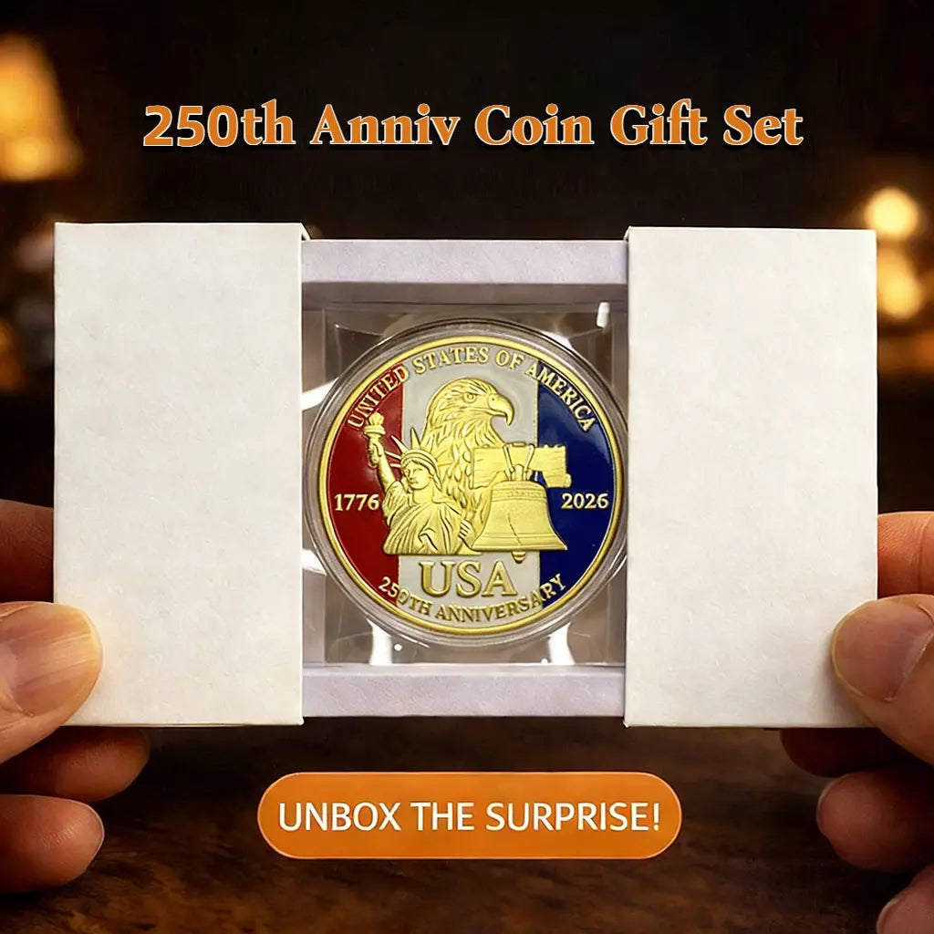 🇪🇸 Moneda de la Libertad del 250 Aniversario Un recuerdo significativo para cada estadounidense-HS