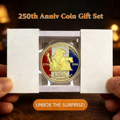 🇪🇸 Moneda de la Libertad del 250 Aniversario Un recuerdo significativo para cada estadounidense-HS