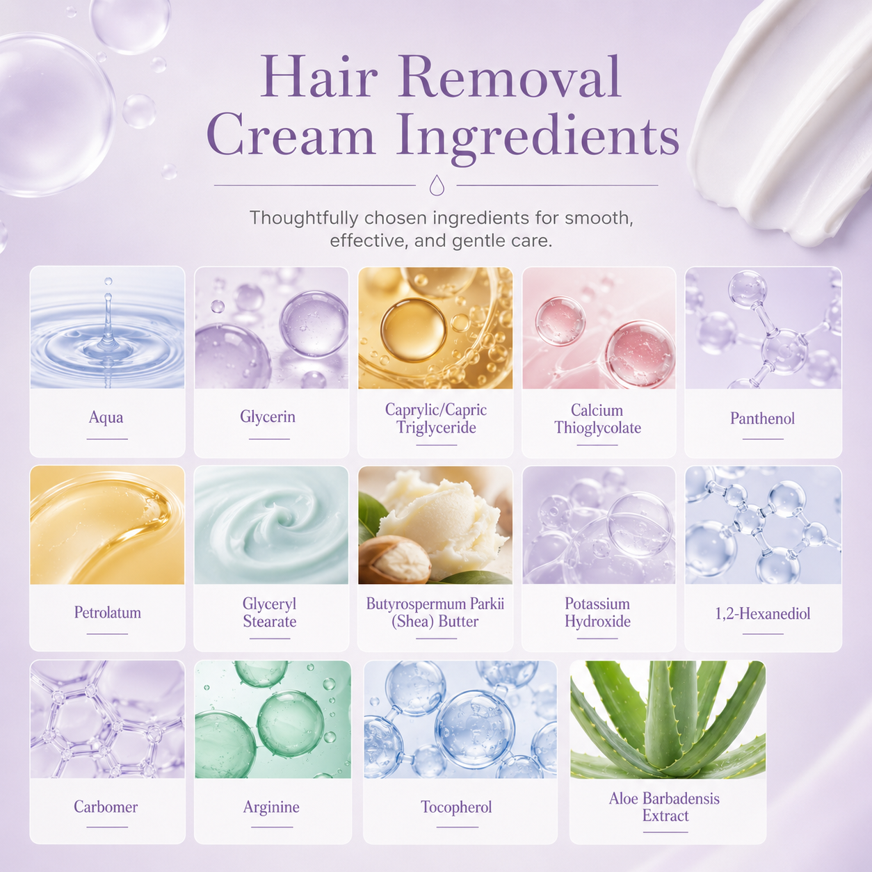 🌿💧Crema Depilatoria Suave para Piel Sensible | Acabado Suave de Acción Rápida🧴✨-HS