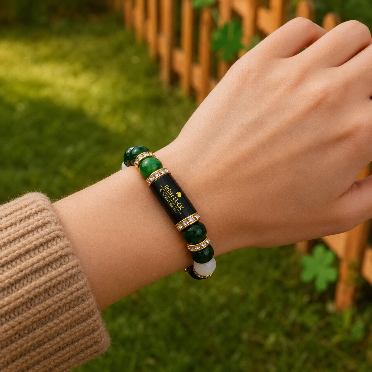 🍀 Irish Luck St. Patrick’s Day Bracelet Carry a Little Irish Luck Wherever You Go Attract Luck, Wealth & Positive Energy in 2026 ✨-HS