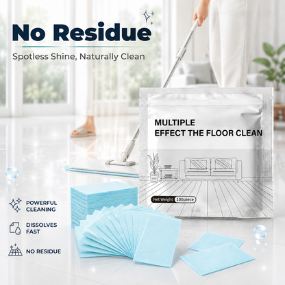 ✨ Fast-Dissolving Floor Cleaning Tablets – 100PCS Multi-Surface Home Cleaner-LUN