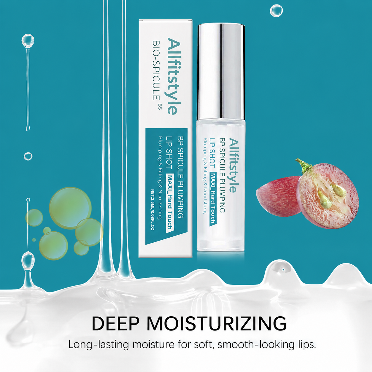 💋Bio-Spicule Rellenador de Labios-Volumen Instantáneo • Acabado Luminoso • Cuidado Nutritivo para Labios-HS