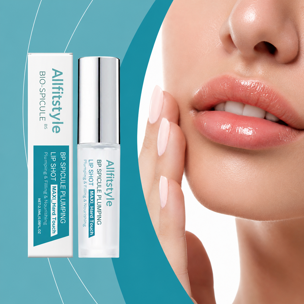 💋Bio-Spicule Rellenador de Labios-Volumen Instantáneo • Acabado Luminoso • Cuidado Nutritivo para Labios-HS