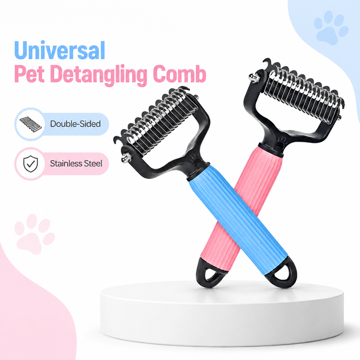 🐾 Universal Pet Detangling Comb for Shedding Pets-LUN