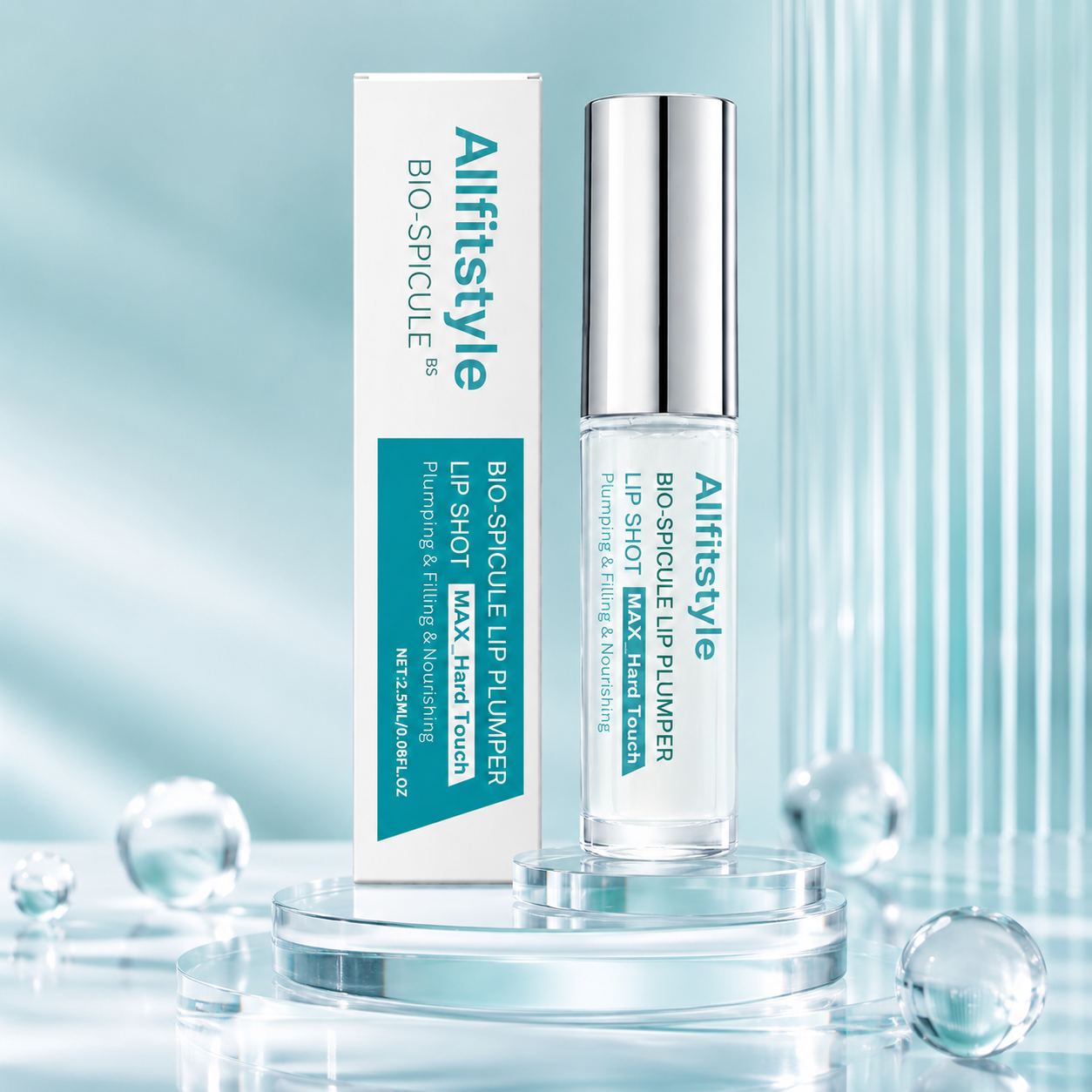 💋Bio-Spicule Rellenador de Labios-Volumen Instantáneo • Acabado Luminoso • Cuidado Nutritivo para Labios-HS