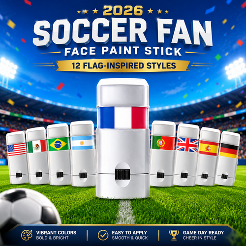 2026 Soccer Fan Face Paint Stick Show Your Team Spirit in Seconds ⚽🌍-LUN