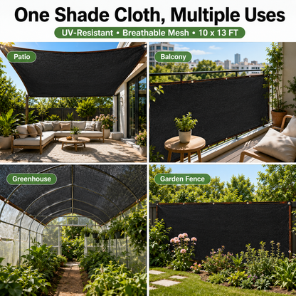 🌞90% Shade Cloth – UV-Resistant Outdoor Sunshade Net⛺-LUN