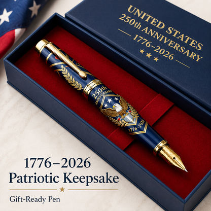 USA 250th Anniversary Notebook &amp; Pen Set A Meaningful Patriotic Gift for Dad🎁-LUN