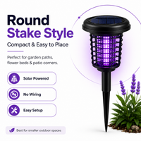 Round Stake Style｜Compact Protection for Every Garden Corner 🌙
