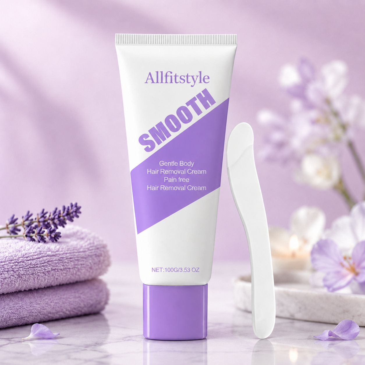 🌿💧Crema Depilatoria Suave para Piel Sensible | Acabado Suave de Acción Rápida🧴✨-HS