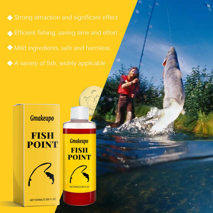 Concentrated Fish Attractant Liquid – Fast-Acting Red Worm Bait Additive for Freshwater Fishing, Enhances Scent & Improves Bite Response (100ml)-HS