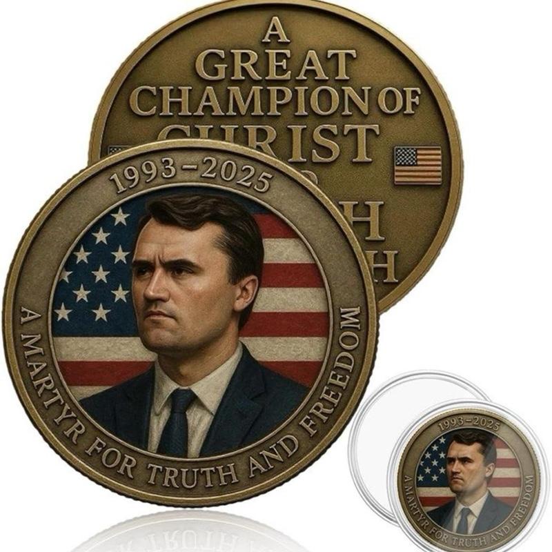 1993-2025 Martyr for Truth and Freedom | in Memory of Charlie Kirk - Limited Edition 40mm Metal Medals (Golden-1pc)-HS