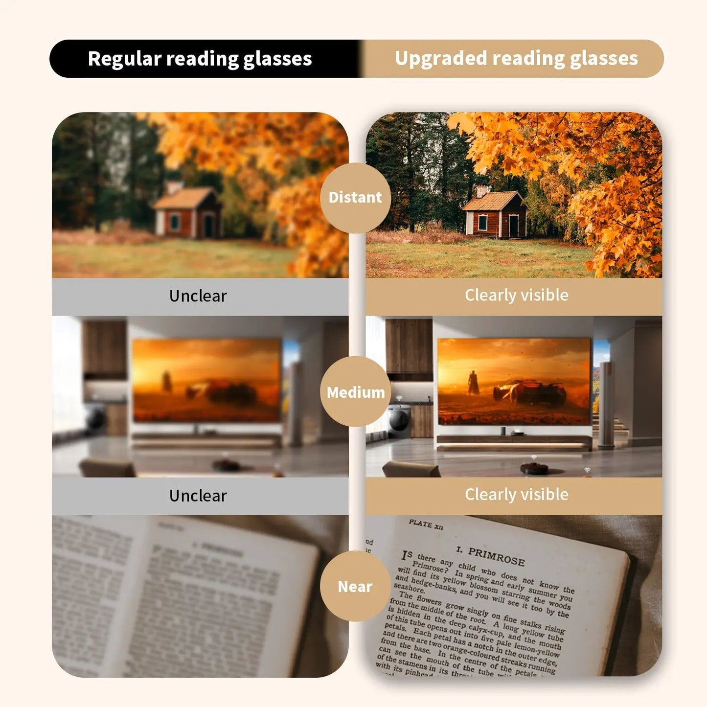 👓✨Gafas de lectura HD autoajustables para hombres y mujeres-HS