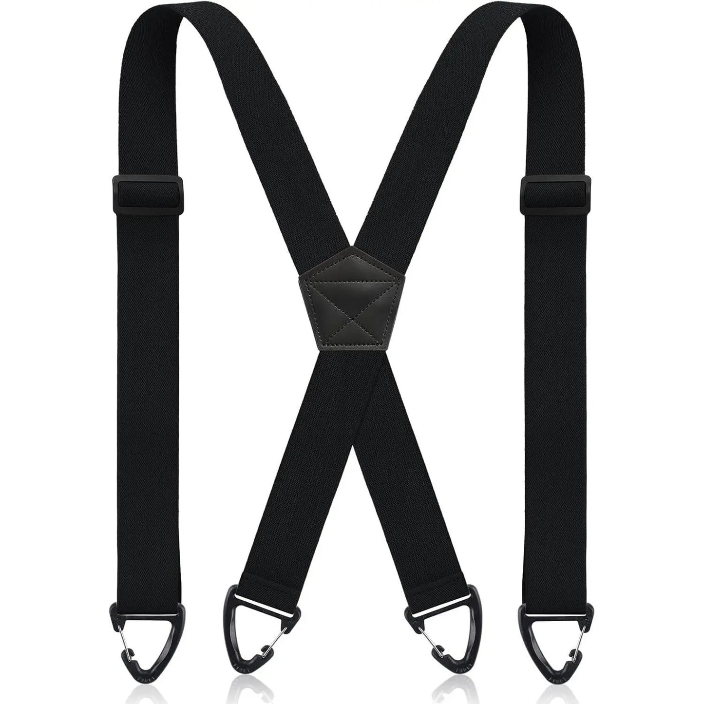 💪Hidden Suspenders for Men Under Clothing X Back Heavy Duty 1.5 Inch Elastic Straps with Belt Loop Hooks Airport Friendly-ZO