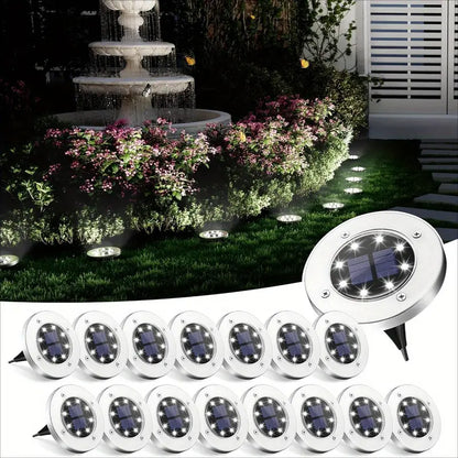 Make Your Garden Glow – Solar Ground Lights Transform Your Walkway into a High-End Runway – No Wires, No Bills! 🏡✨(50% OFF Today!)-HS