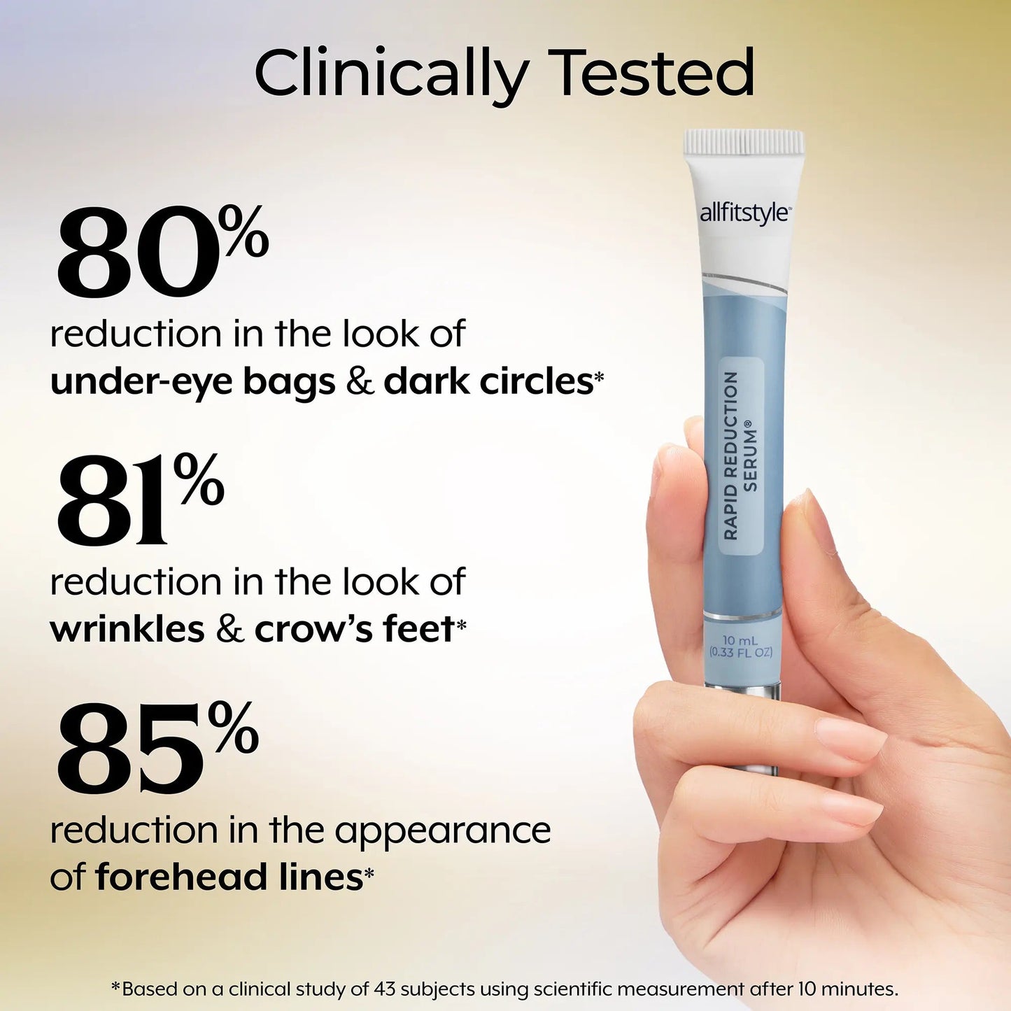 Plexaderm Rapid Reduction Eye Serum - Anti Aging Wrinkle Remover for Face, Scientific formula for easy absorption without greasiness10ml Tightening Skincare Comfort-HS