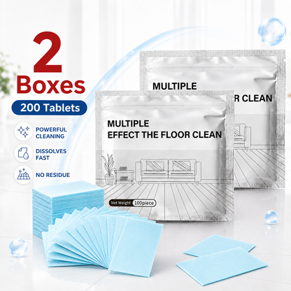 ✨ Fast-Dissolving Floor Cleaning Tablets – 100PCS Multi-Surface Home Cleaner-LUN